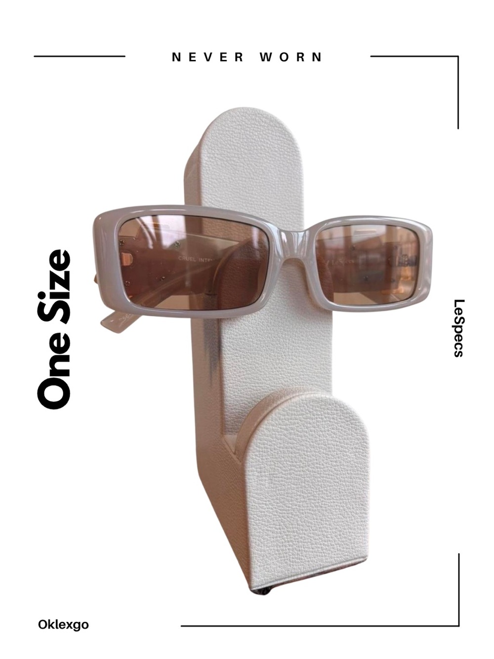 Specs Cruel Intentions Sunglasses | Greige/Taupe | Never Worn
